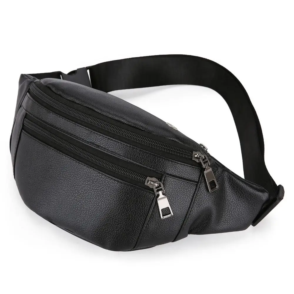 Leather Work Bag Men - Bolso Bandolera Multifuncional para Dinero en