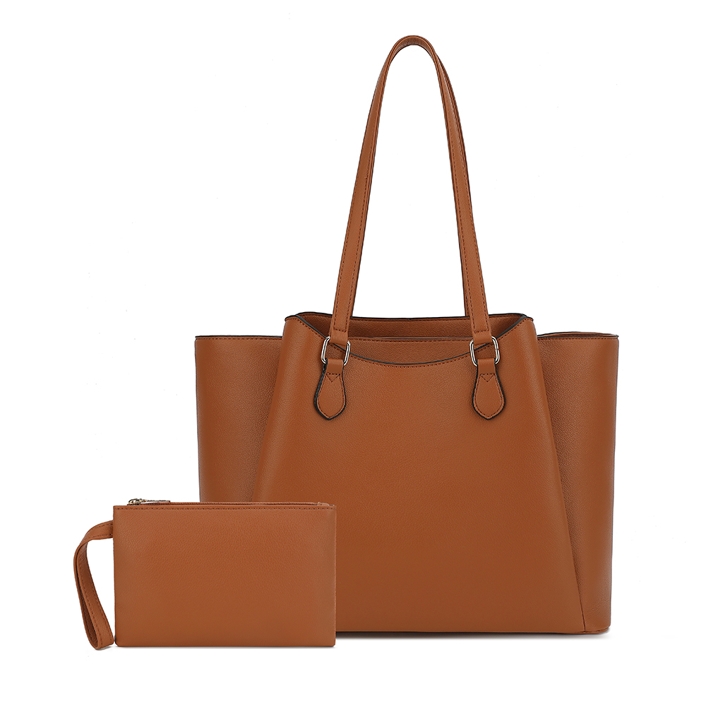 Leather Work Is - Bolso Tote para Mujer, Bolso de