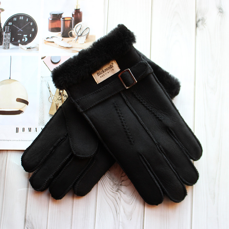 Guantes de piel de oveja para  - Leather Work Winter Gloves reseña y precio