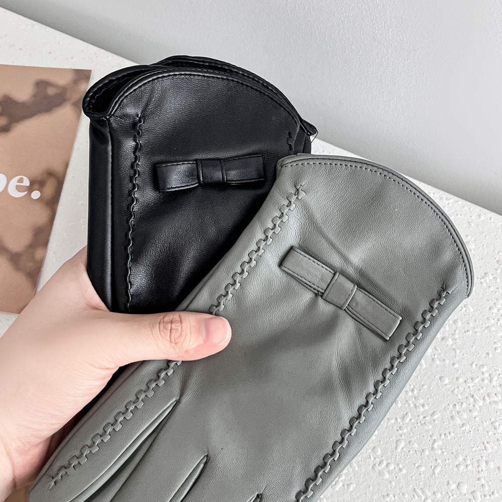 Guantes de cuero con forro pol - Leather Work Winter Gloves reseña y precio