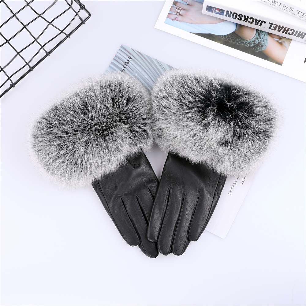 Guantes de piel de oveja con c - Leather Work Winter Gloves reseña y precio