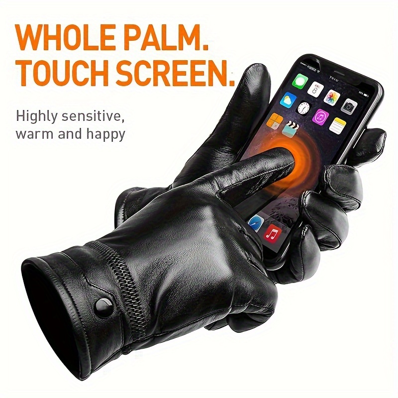 Guantes de piel de oveja autén - Leather Work Winter Gloves reseña y precio