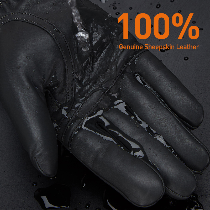 Guantes de piel de oveja autén - Leather Work Winter Gloves reseña y precio