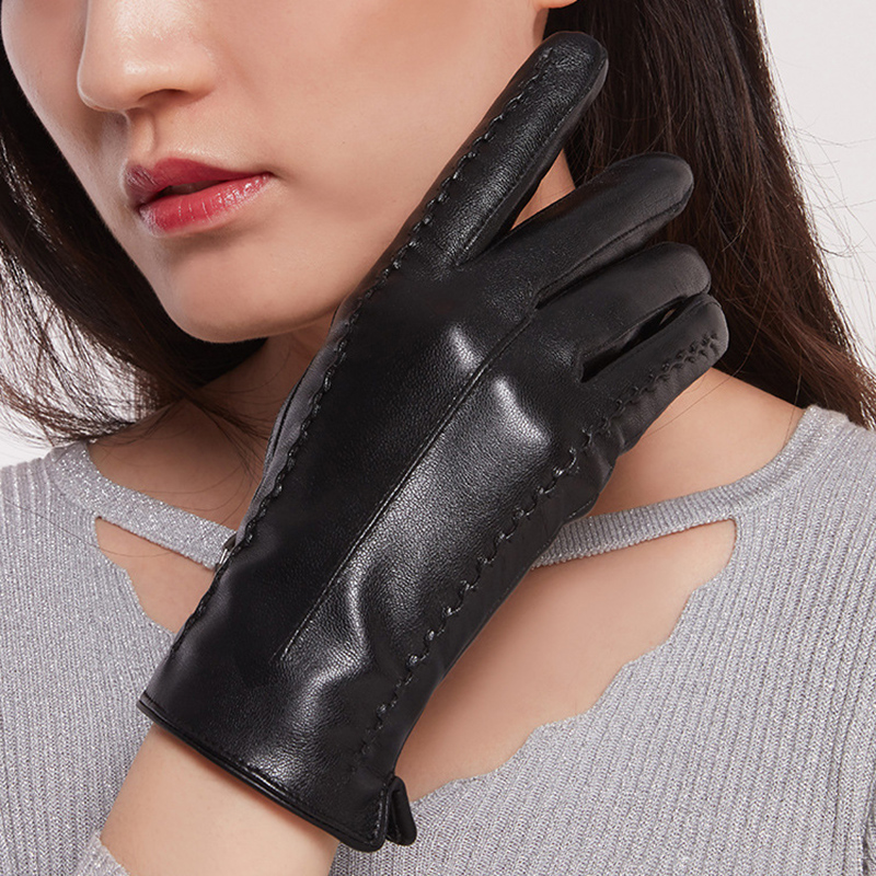 Guantes de piel de oveja para  - Leather Work Winter Gloves reseña y precio