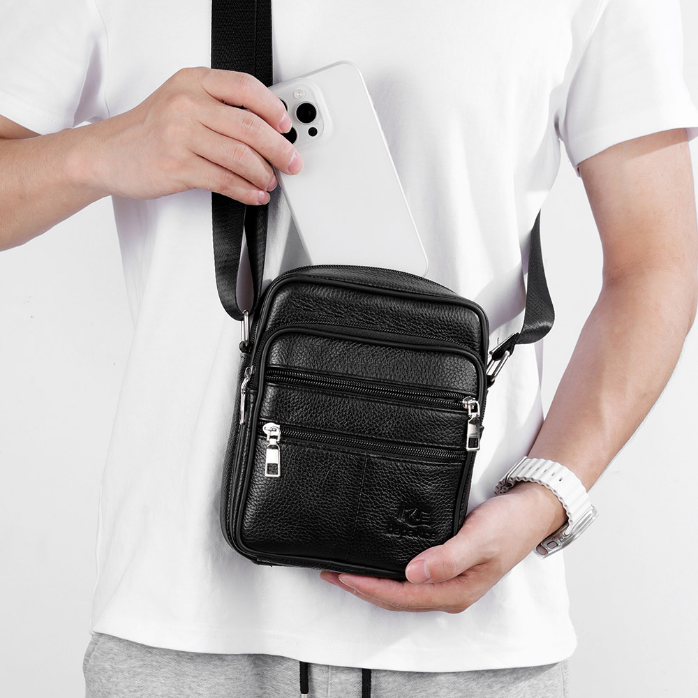 Bolso de hombro para hombre, i - Leather Work Bag Men reseña y precio