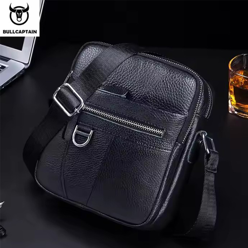 BULLCAPTAIN, bandolera de cuer - Leather Work Bag Men reseña y precio