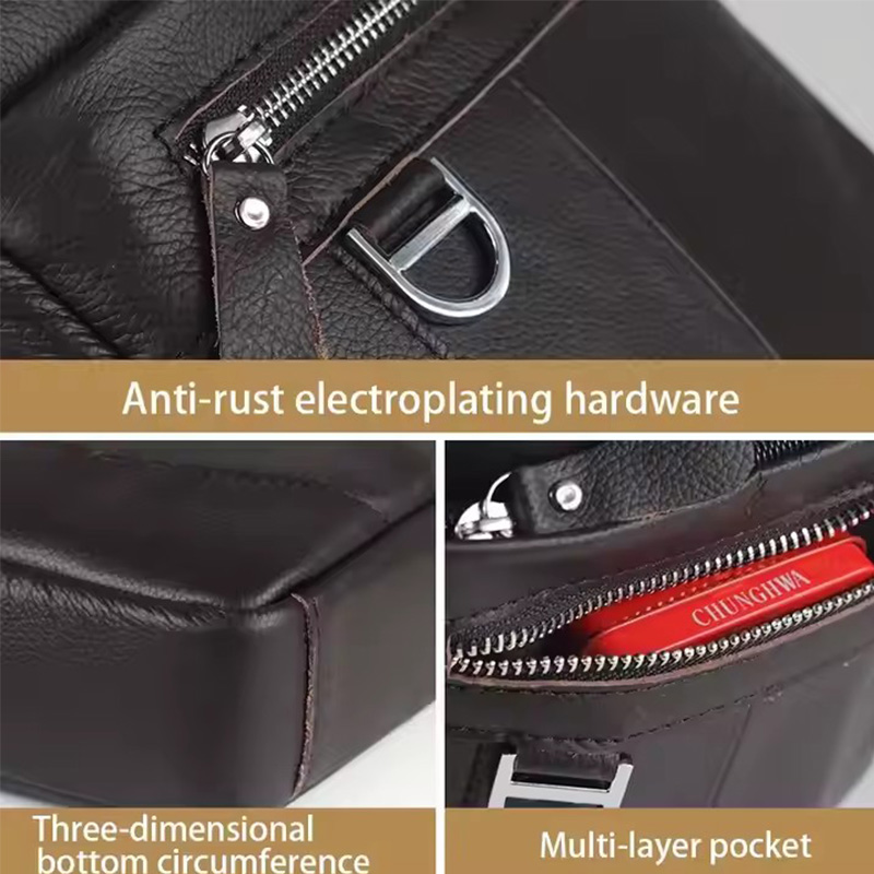 BULLCAPTAIN, bandolera de cuer - Leather Work Bag Men reseña y precio