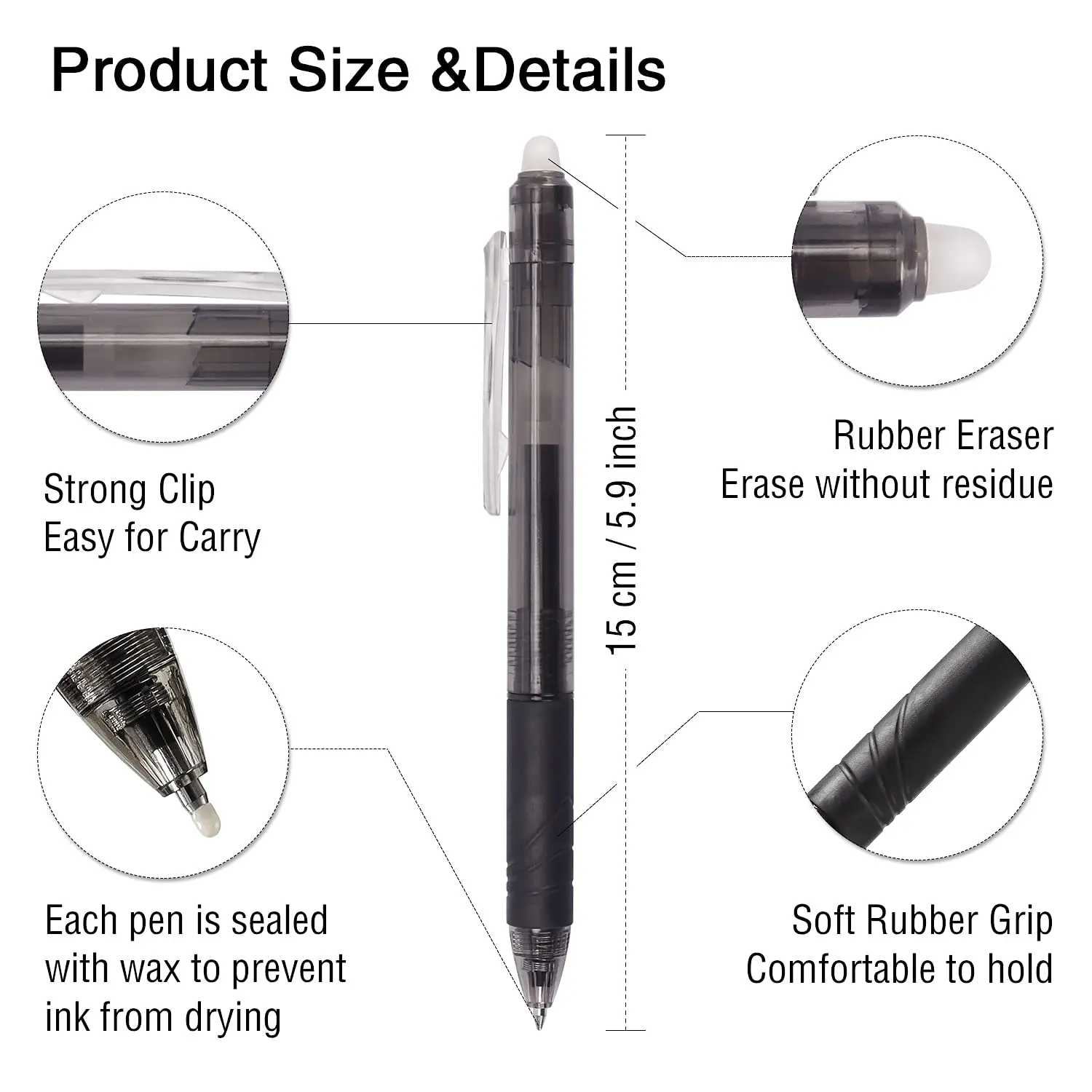 Juego de bolígrafos de Gel bor - Pilot Pen Frixion reseña y precio