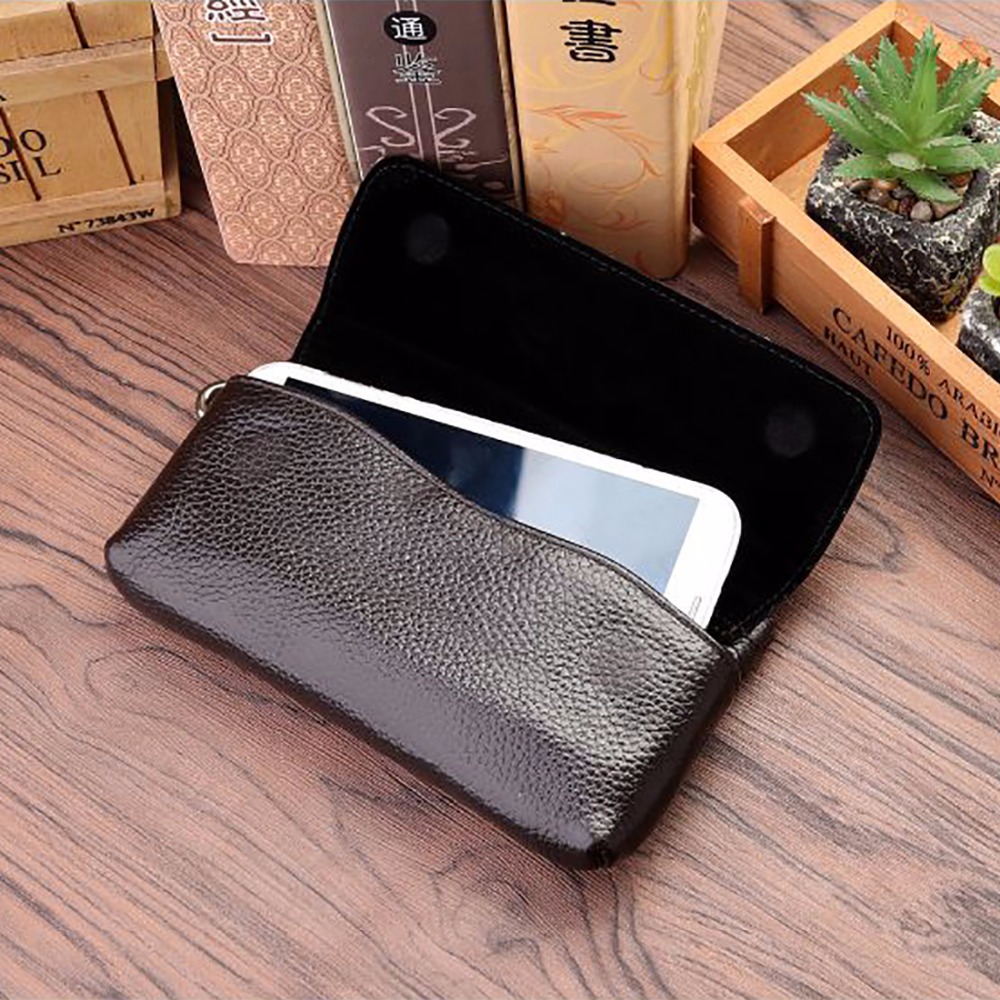 Riñonera de piel de vaca autén - Leather Work Bag Men reseña y precio