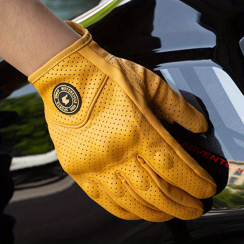 Guantes de Motocicleta a Prueb - Leather Work Winter Gloves reseña y precio