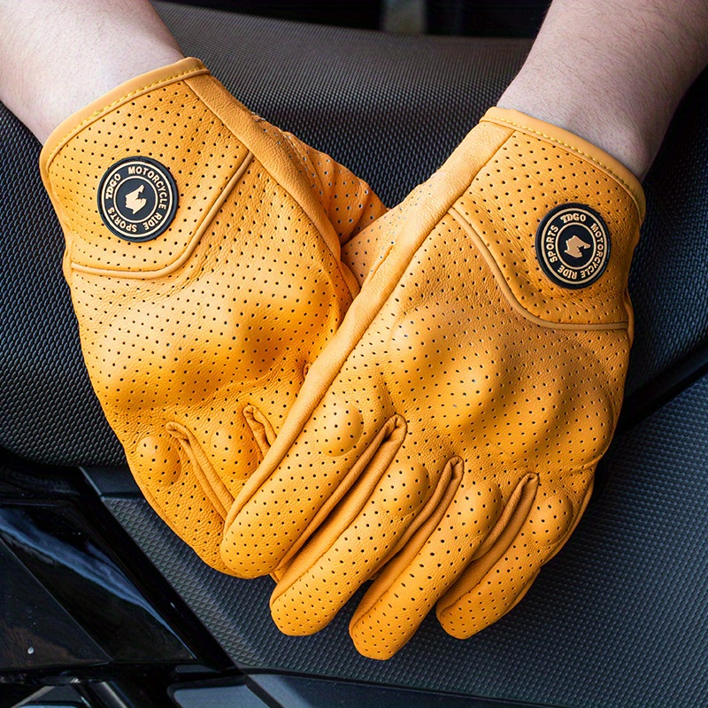 Guantes de Motocicleta a Prueb - Leather Work Winter Gloves reseña y precio