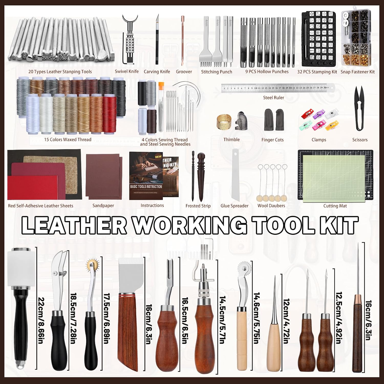 Kit de Herramientas para Traba - Leather Work Is reseña y precio