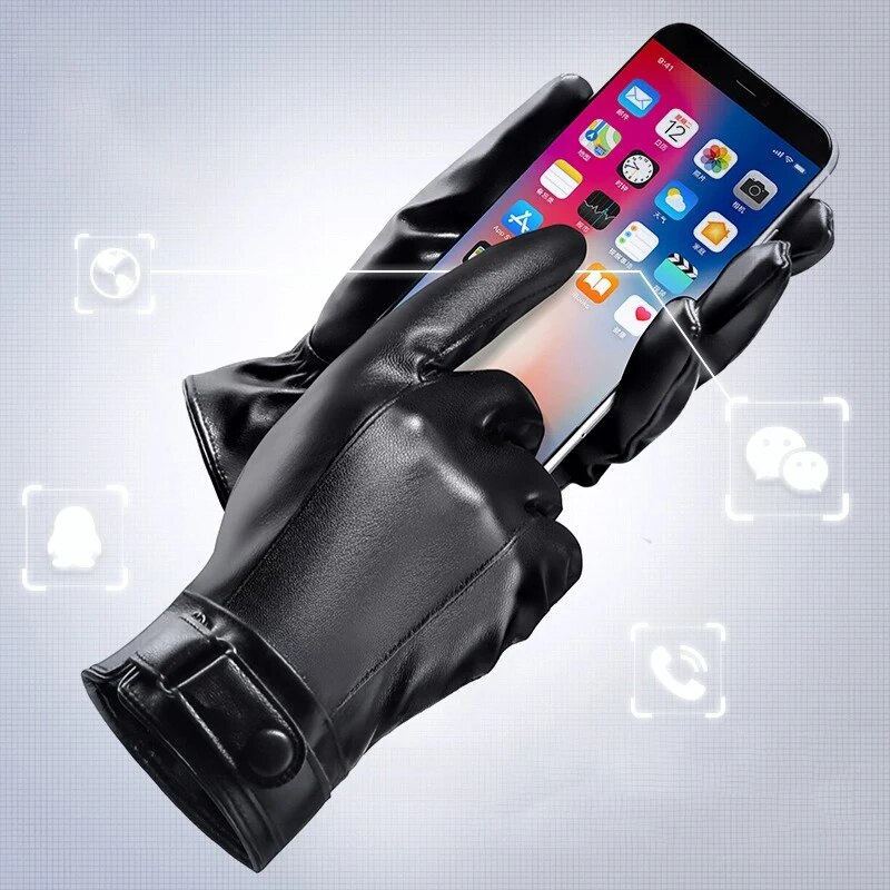 Guantes de Ciclismo de Inviern - Leather Work Winter Gloves reseña y precio