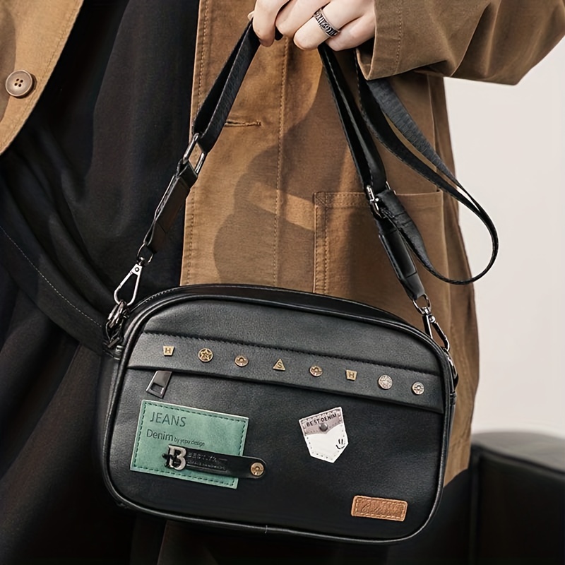 Bolso de hombro moderno para h - Leather Work Bag Men reseña y precio