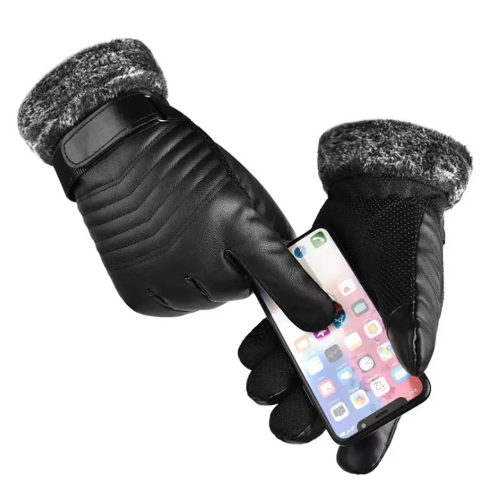 Guantes de invierno para hombr - Leather Work Winter Gloves reseña y precio