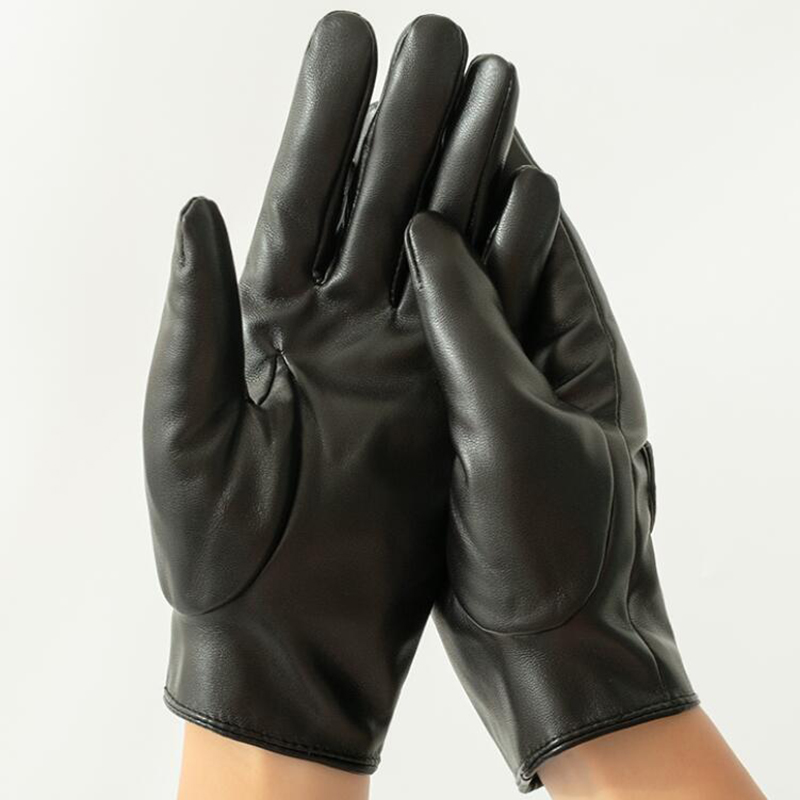 Guantes de piel sintética con  - Leather Work Winter Gloves reseña y precio