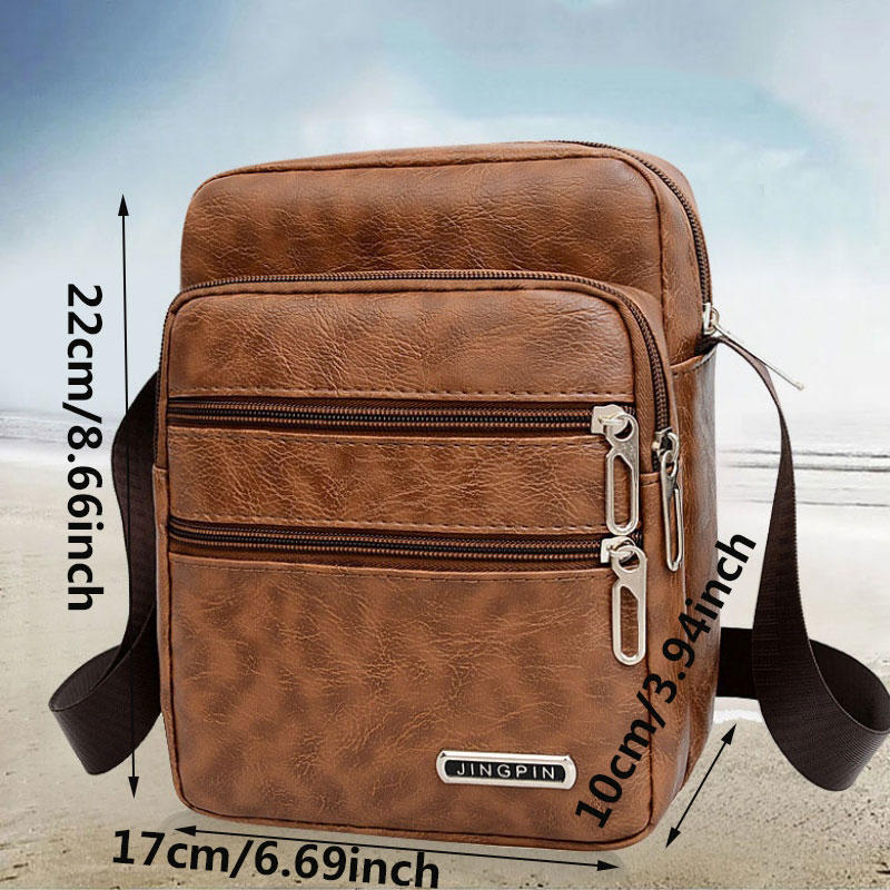 Bolsos de hombro tipo bandoler - Leather Work Bag Men reseña y precio
